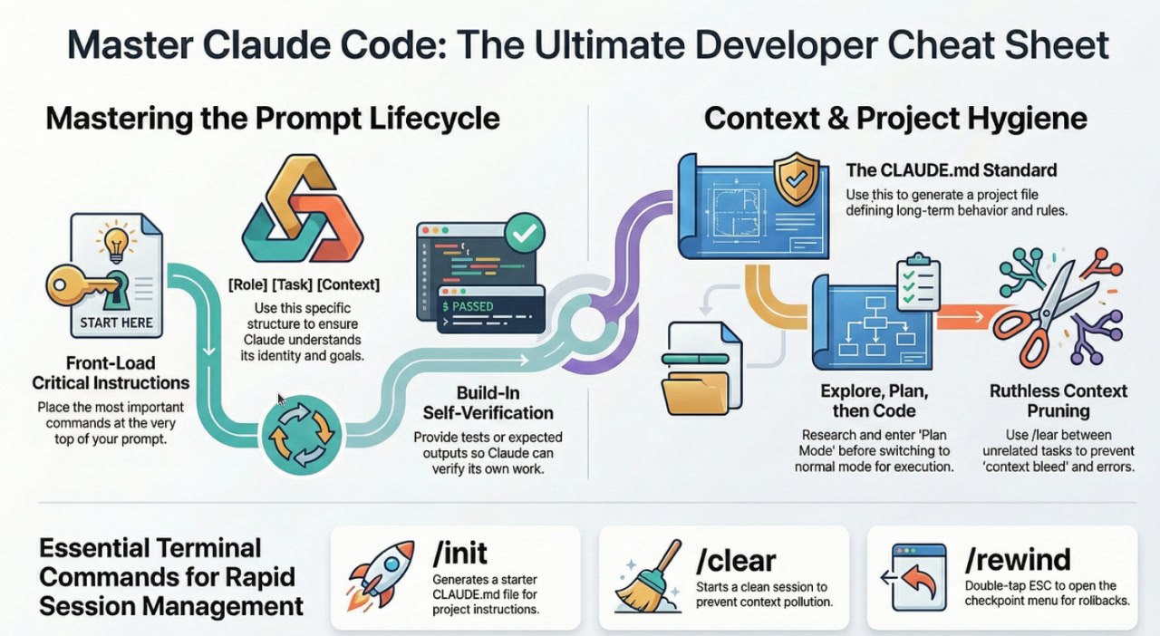 Master Claude Code: The Ultimate Developer Cheat Sheet